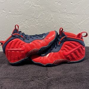 🔥🏀 Nike Little Posite Pro GS “USA Special Edition” CZ2520-600 Big Boy 7Y - EUC